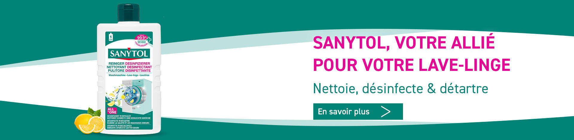 Imbiex.ch - Sanytol, votre allié pour votre lave-linge