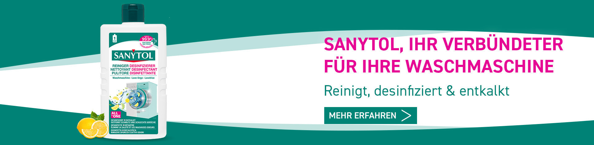 Imbiex.ch - Sanytol,IHR VERBÜNDETER FÜR IHRE WASCHMASCHINE