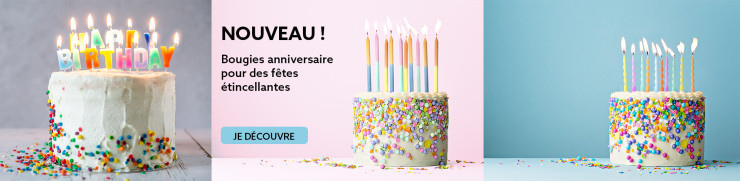 Imbiex SA - Nouveauté ! Bougies anniversaire pour toutes les occasions