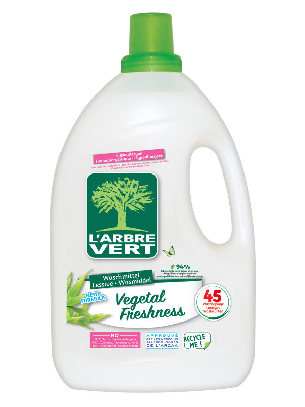 Lessive liquide L'Arbre Vert au savon végétal - Recharge 1,5 L sur