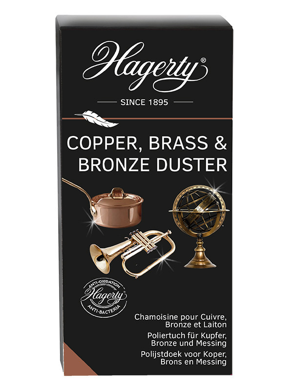 Copper, Brass & Bronze Duster : tissu pour nettoyer le cuivre, le