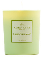 Bougie parfumée Bambou blanc 180g | PLANTES & PARFUMS